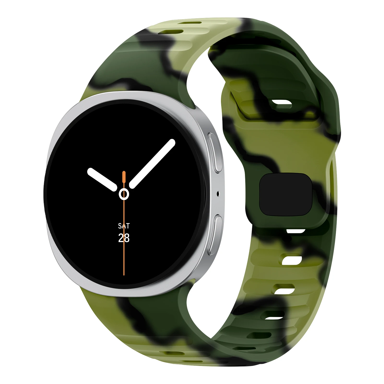 Rugged Silicone Sport Band - Enhanced Strap