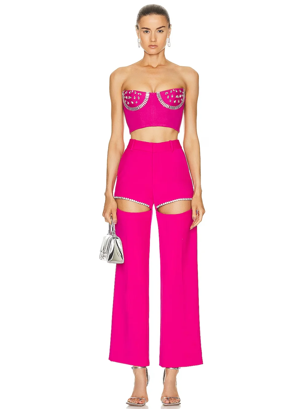 modphy-conjunto-sem-alcas-de-duas-pecas-para-mulheres-top-crop-strapless-cristal-calcas-de-perna-reta-rosa-vermelha-bandagem-fashion-novo-2023