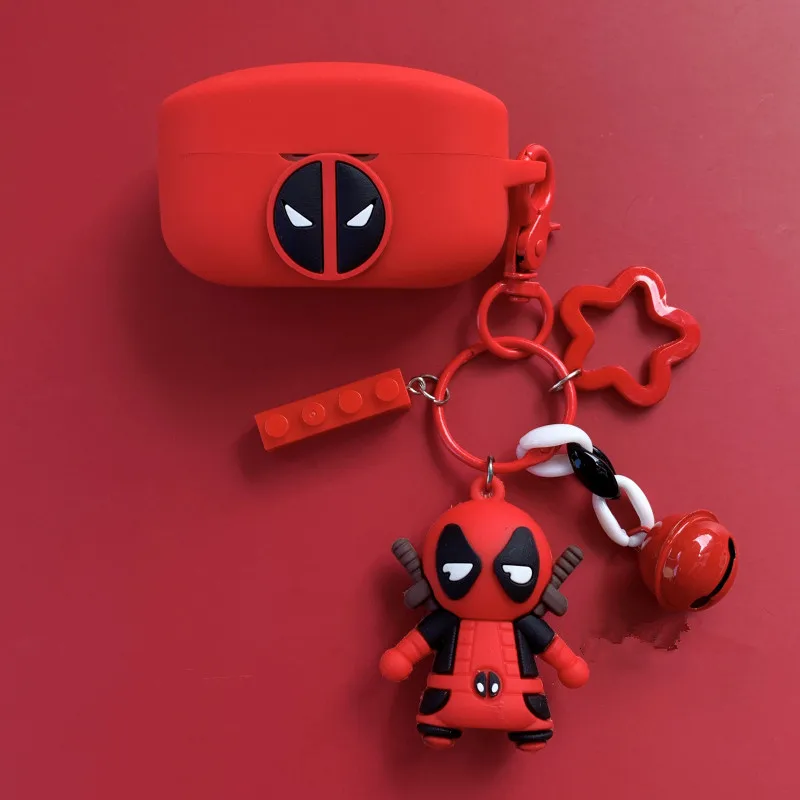Powerful Deadpool Earphone Case For Sony WF1000XM4 XM5 With Keychain Easy Carry