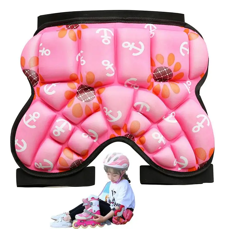 Kids Padded Shorts Butt Hip Protection For Ski Skate Snowboard Hip Protection Shorts Thickened Skating Butt Pads Protectors