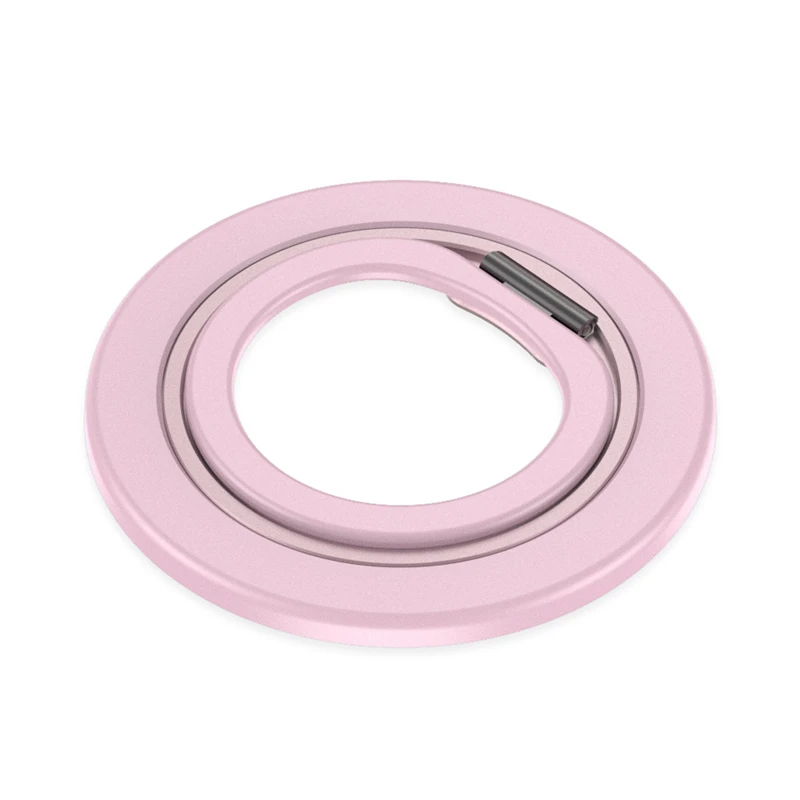Rotating Magnetic Phone Holder and Kickstand with Finger Grip