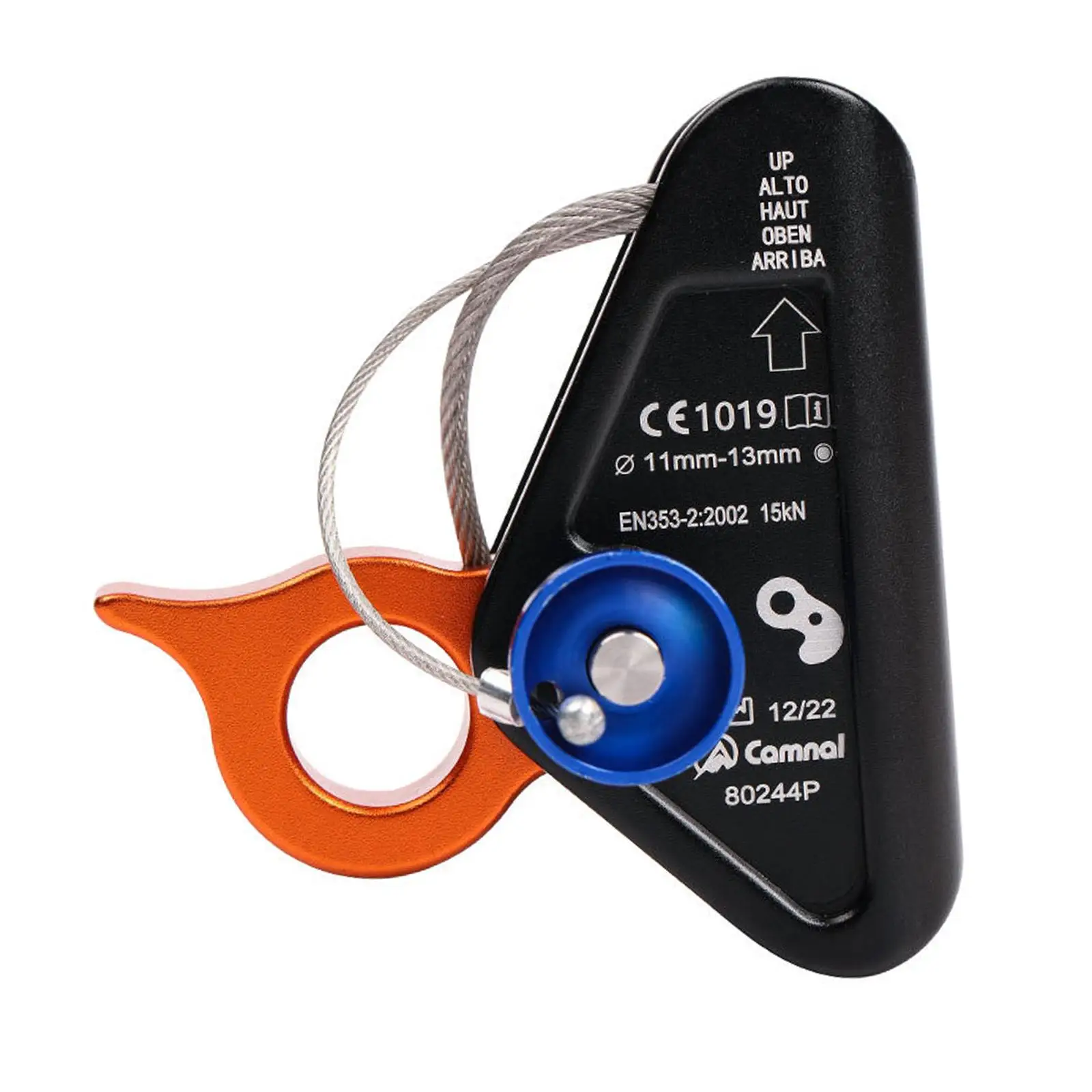 Climbing Rope Grab Ascender Fall Protection Riser Adjuster for Rock Climbing Climbing Rope Grab Ascender Fall Protection Riser Adjuster for Rock Climbing
