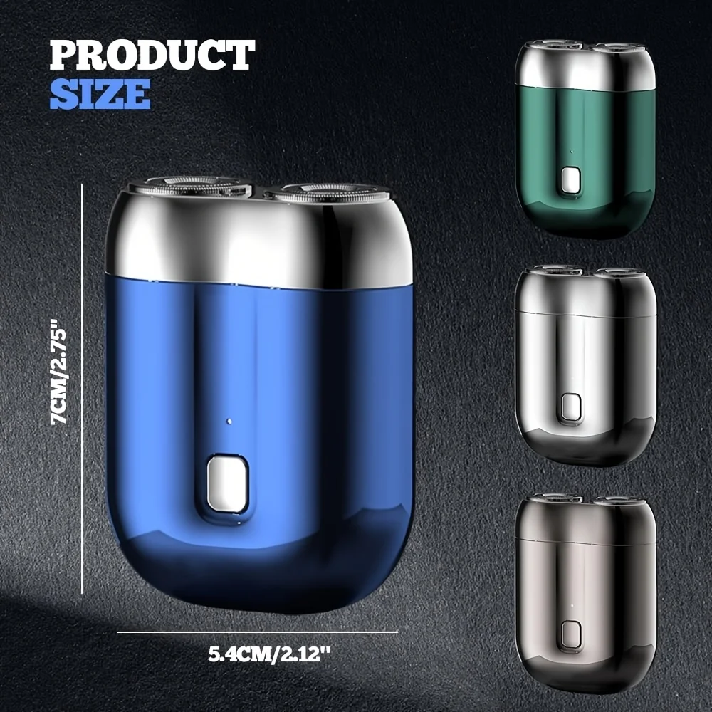 Dual rotary shaving heads