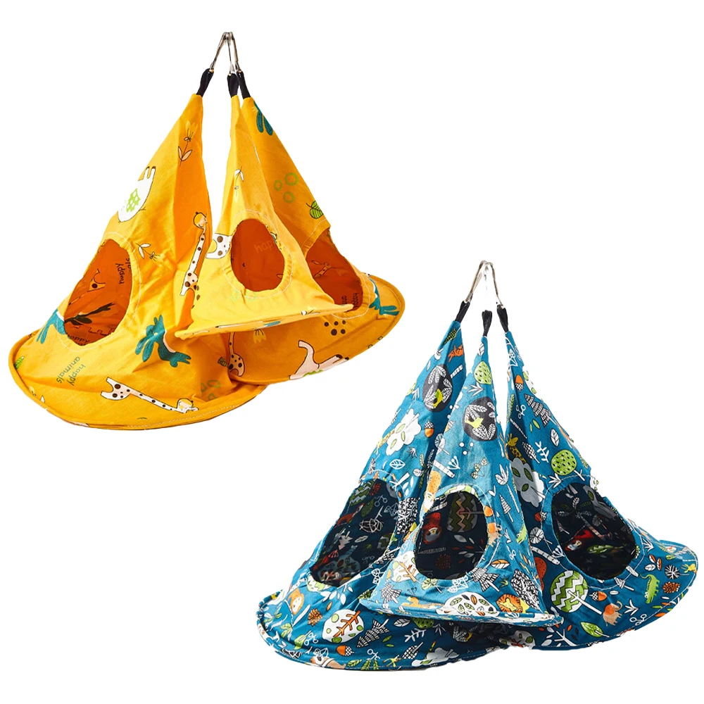 Parrot Hammock Tent Bird Summer Sleep Bed Hanging Nest House 1pc for Hamster Bird