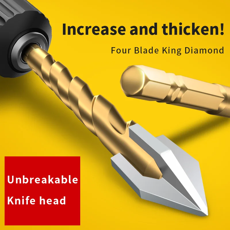 Tile Drilling Drill Bit Glass Cement Concrete Metal Marble Special High ...