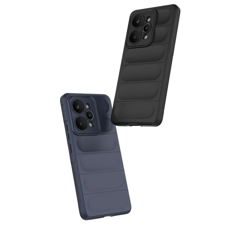 Durable Shockproof Plain Rubber Phone Case Cover