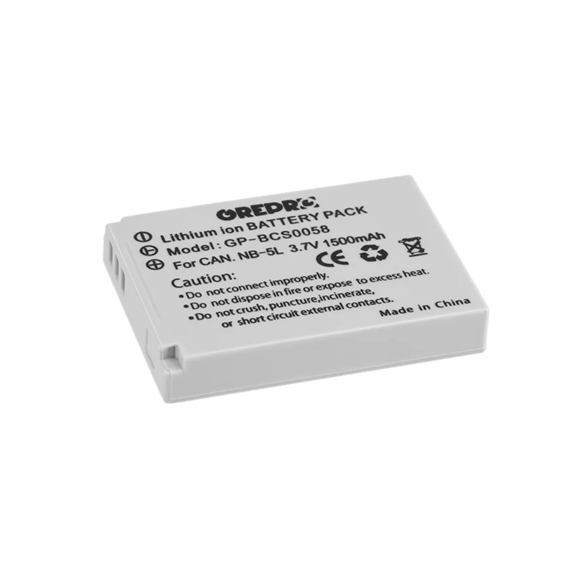 DSTE 2pcs NB-5L NB-5LH Batteria compatibili con Canon PowerShot SD790, SD800, SD850, SD870, SD880, SD890, SD900, SX200, SX210, SX220
