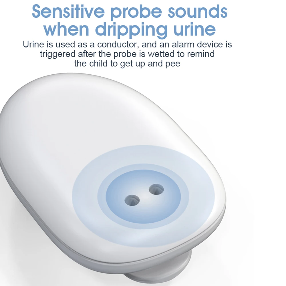 Wireless Baby Bedwetting Alarm Pee Alarm with Separate Receiver & Transmitter for Boys Grils Kids Potty Training Elder Care
