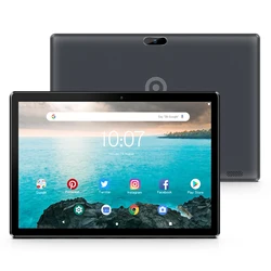 10-Inch Android Tablet with SIM Slot, 64 GB Storage, Quad-Core Processor, Touch Screen, WiFi, GPS, 3G Phone Call Capability for EU (Dark grey)