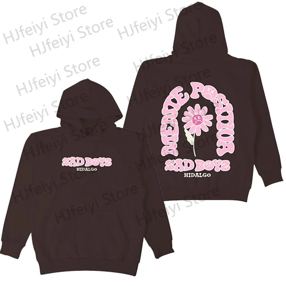 thumbnail image 1 of Sudadera con capucha Junior H Sad Boyz 4L para hombre y mujer, unisex, informal, de manga larga, ropa de calle, 1 of 4