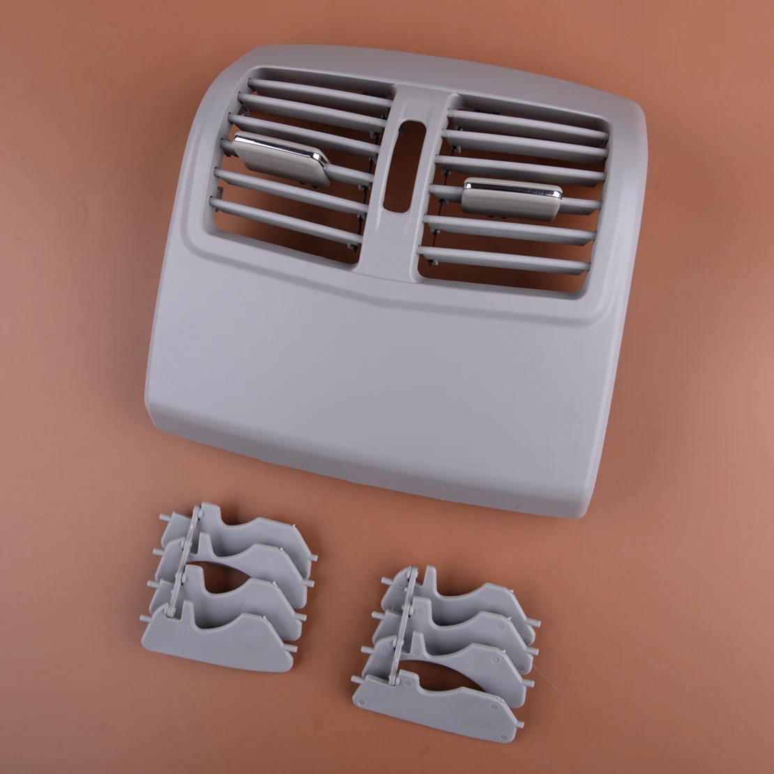 

A2128300454 Car Rear Center Console Air Outlet Vent Grille Cover Fit for Mercedes Benz E W212 2009-2014 2015 2016 Gray Plastic