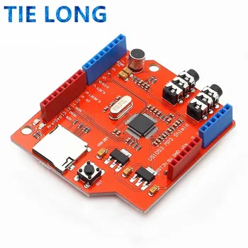스테레오 오디오 MP3 플레이어 쉴드 레코드 디코드 개발 보드 모듈, Arduino UNO R3 용 TF 카드 슬롯 포함, VS1053 VS1053B