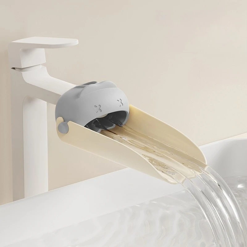 Universelle Silikon-Wasserhahn-Verlängerung für den Haushalt für Kinder, Anti-Spritzwasser-Schallwand-Anleitung, einfach zu installieren – Detail 5