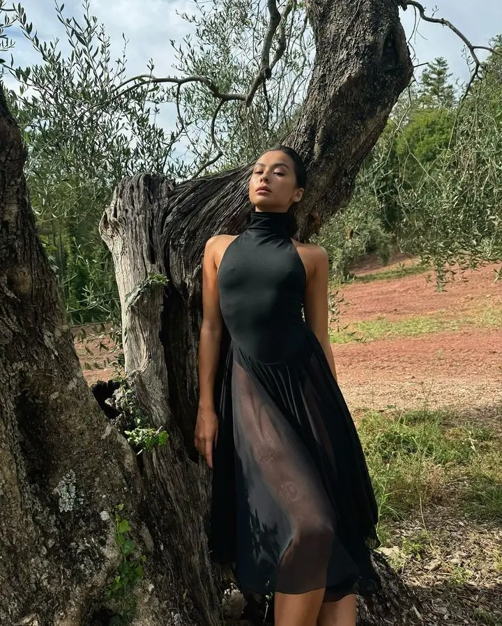 Elegant Sleeveless Bodycon Backless Women Dress Pleated Tight Party Club Evening Dress Female Autumn New Vestidos