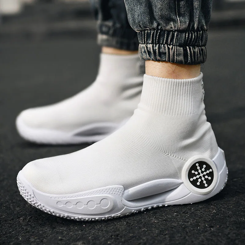 Hoge Top Sokken Loopschoenen Vrouwen Sneakers Mannen Sportschoenen Ademend Casual Sok Sneaker Basketbal Vulcaniseer Enkellaarsjes