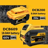 Nouvelle batterie haute puissance pour DEWALT 20v/60V DCB200 DCB205 DCB206 * batterie pour outil électrique 18V 3AH 8AH 12AH 18AH DCD805 5