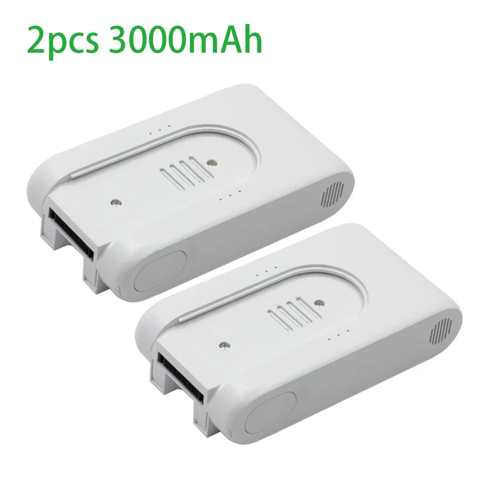 2pcs 3000mAh