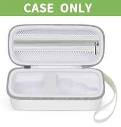 Compact and Portable Toothbrush Case with Easy - to - Clean Storage and Holder (WHITE)