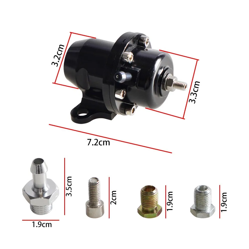 New Fuel Pressure Regulator Adjustable Aluminum Fuel Pressure Regulating Valve Honda Acura GSR Civic Prelude F22 1992-96