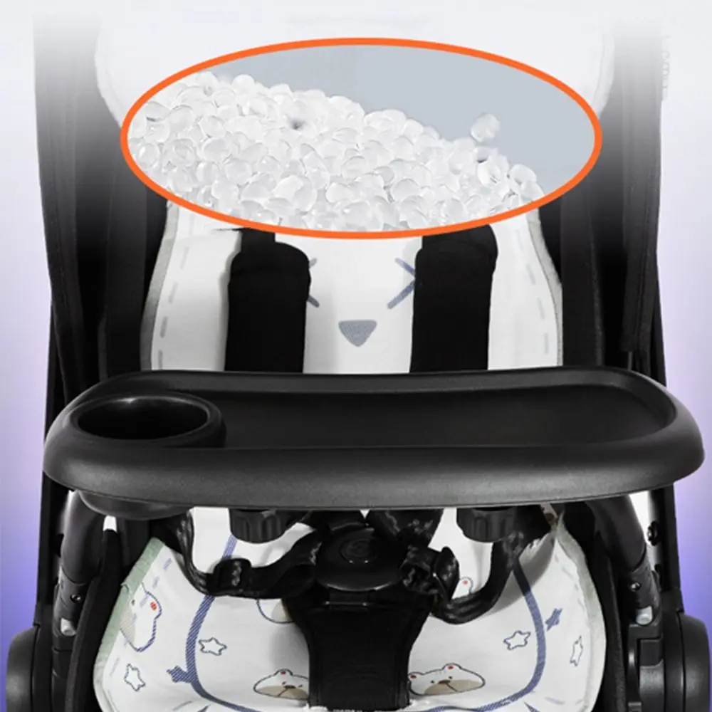 Baby Feeding Supplies Partition Design Baby Stroller Dinner Table Stroller Tray Milk Bottle Cup Holder Stroller Accessory