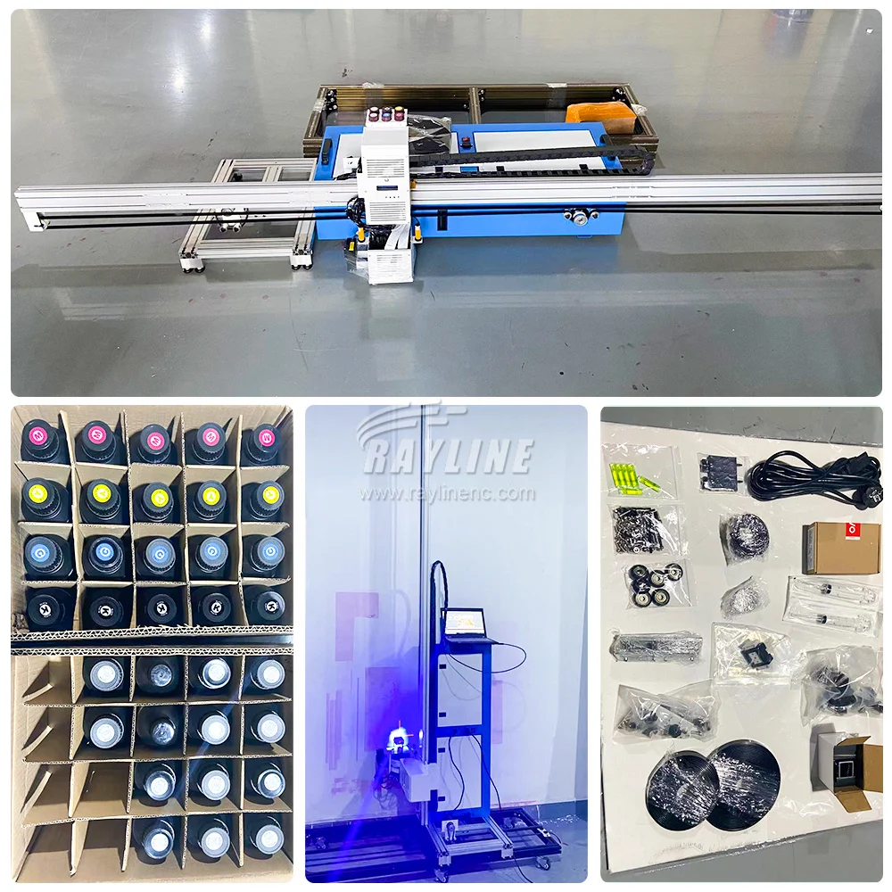 

Wall& Floor Painting Machine 5D 3D UV Wall Mural Printer Vertical Wheel Type Automatic Printing Equipment Wall Printer