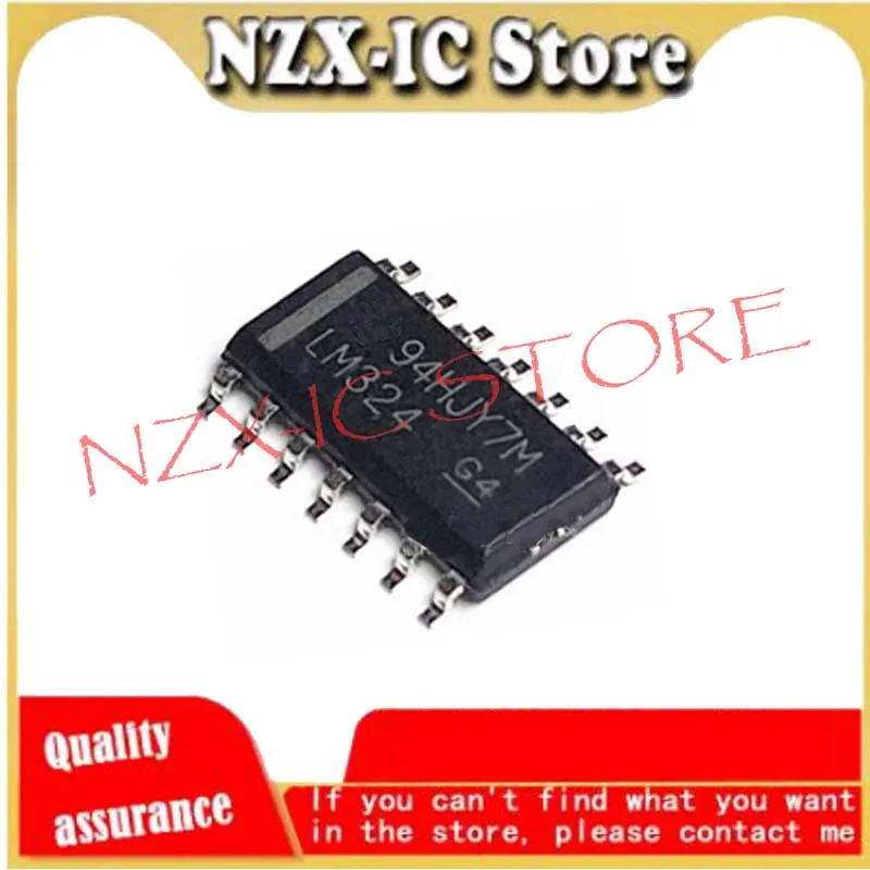 

5PCS/LOT New imported original authentic LM324DT SOP-14 patch four operational amplifier chip IC