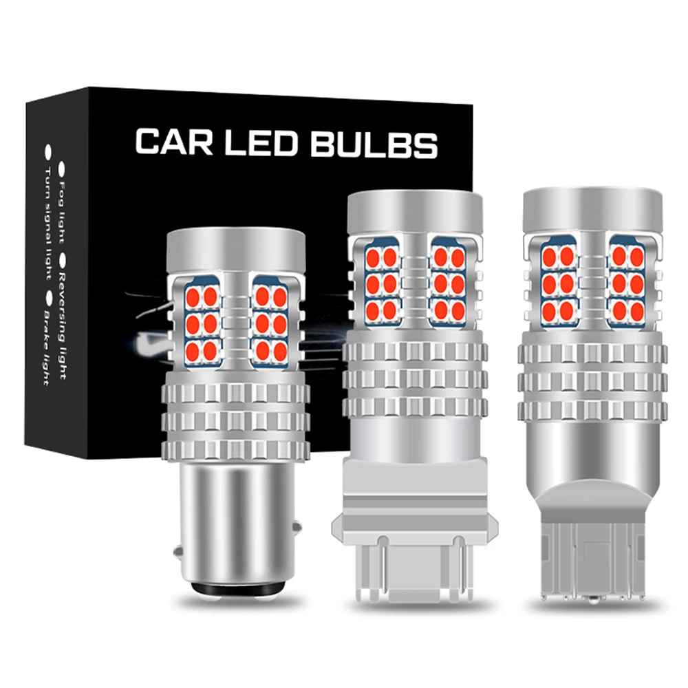 

2x Canbus 1156 BA15S P21W BAU15S PY21W LED White 1157 BAY15D P21/5W 24SMD Bulb 7440 W21W 3157 7443 W21/5W Turn Signal Car Light