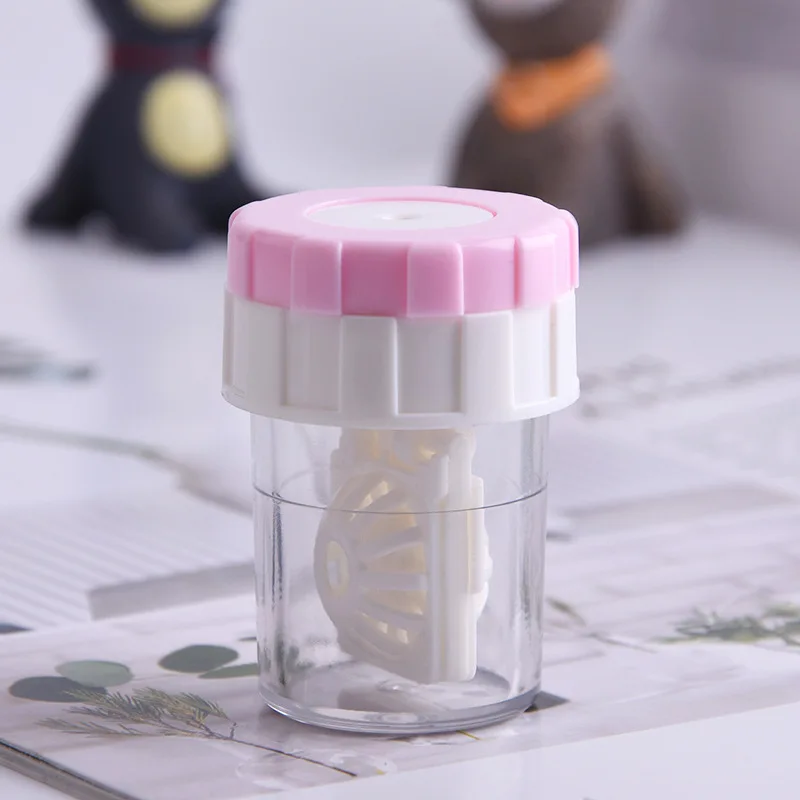 Portable Manual Contact Lens Cleaning & Storage Device