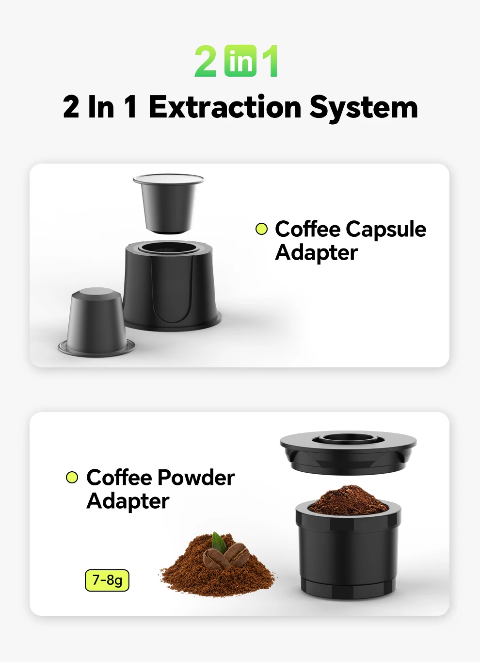 ماكينة قهوة اسبريسو محمولة