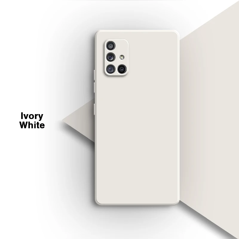 Shockproof Liquid Silicone Soft Candy Mobile Phone Case - Original and Simple Design