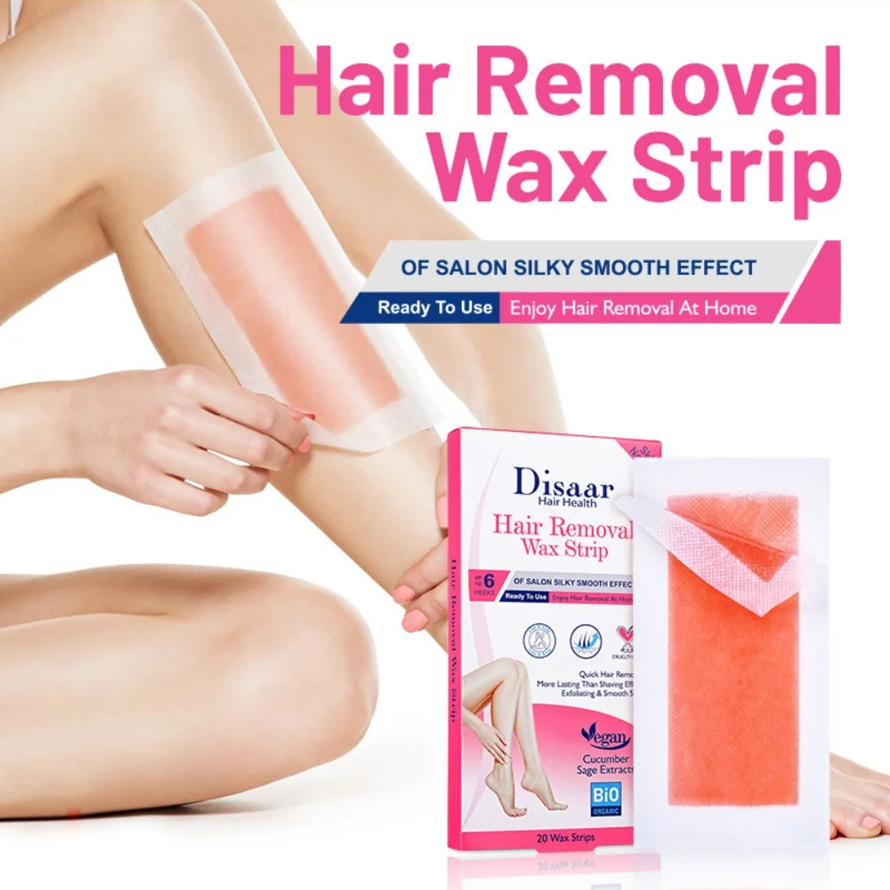 20Pcs/Set Hair Removal Wax Paper Women