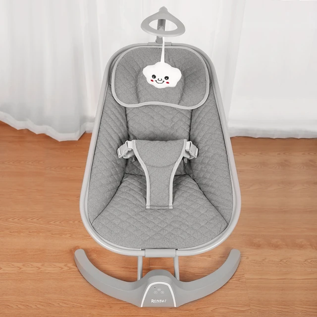 Semplice neonato a bambino regolabile elettrico musicale vibrante altalena  buttafuori Comfort sedia a dondolo per bambini