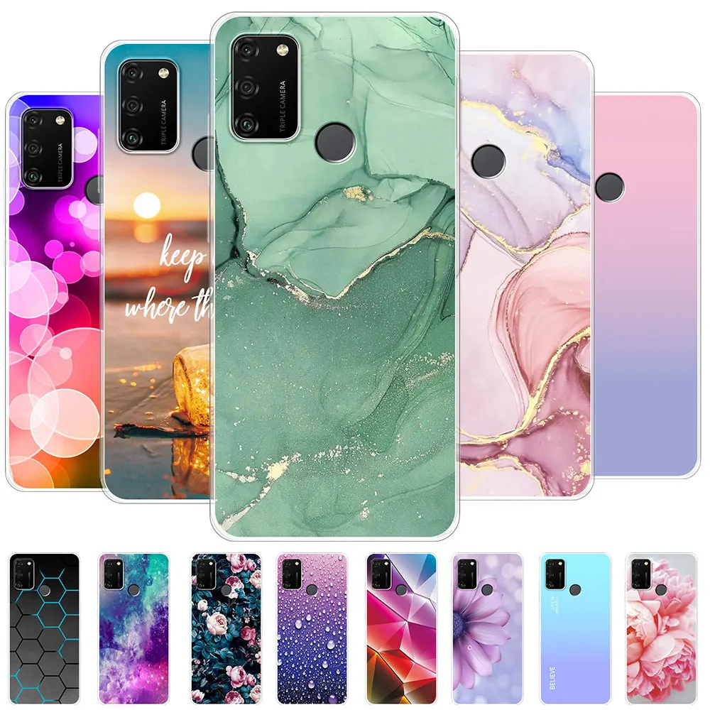 Crystal Clear Protective Phone Case with Scenic Design – Transparent Fashion Cover