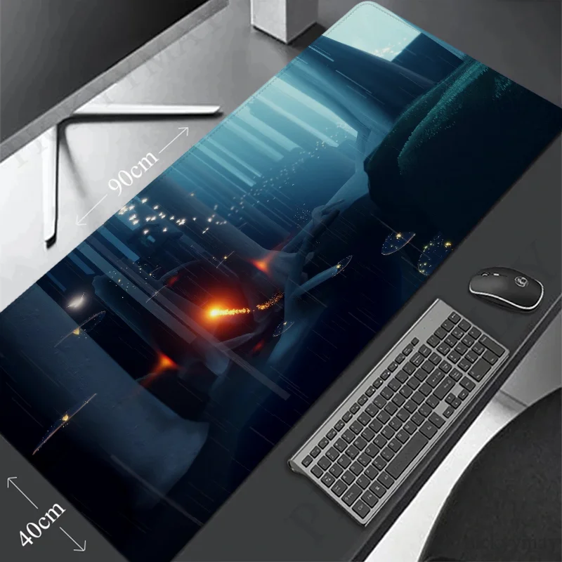 

Большой Настольный коврик для мыши, игровые аксессуары для настольного ПК