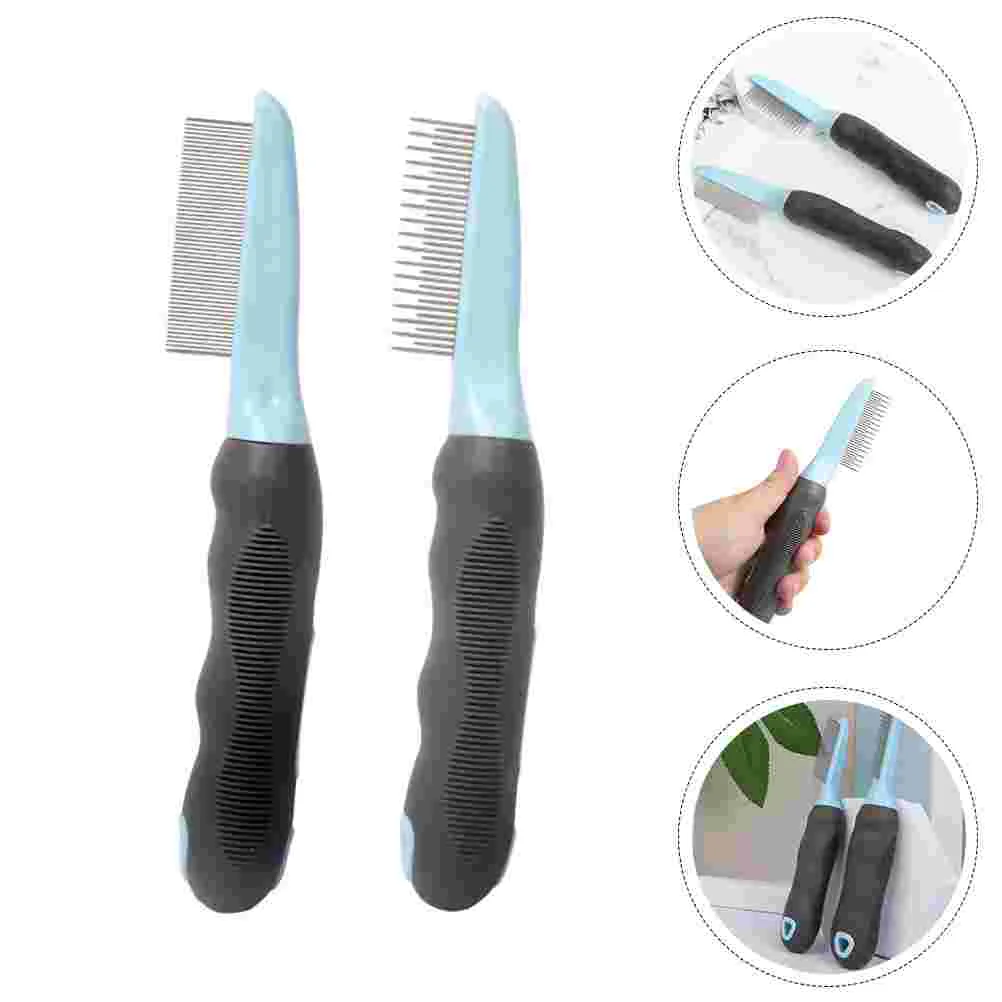 1 Set Pet Flea Comb Stainless Steel Pet Comb Dogs Detangle Comb Pet Comb AliExpress