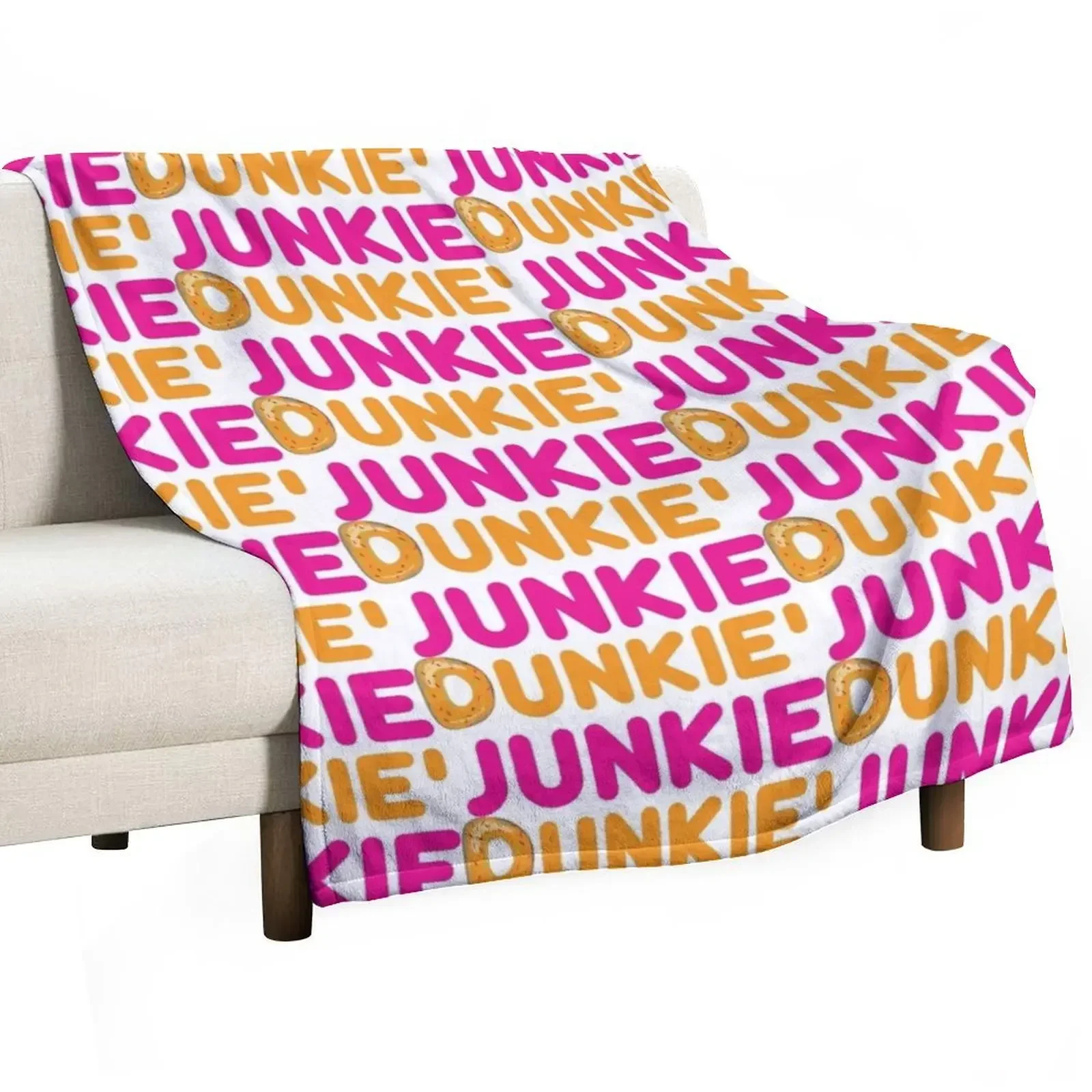 

Dunkie Junkie Throw Blanket Decorative Sofas Vintage Soft Big Blankets