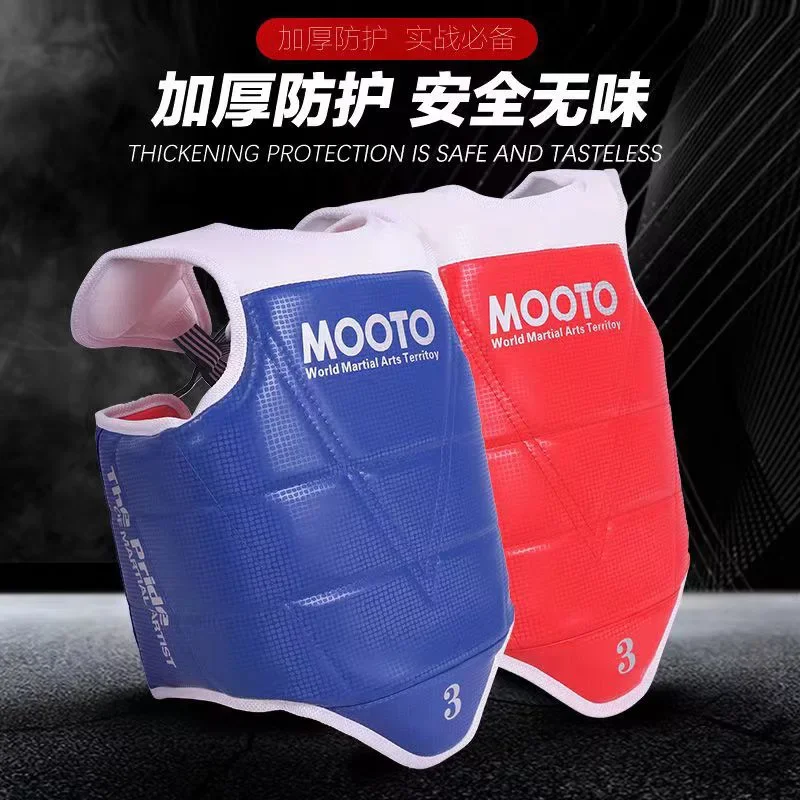 Protetor De Peito De Taekwondo Equipamento De Proteção, Proteção Mama, Combinação Profissional, Competição De Boxe