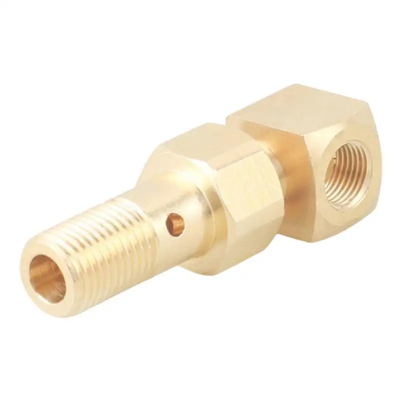 

Fuel Pressure Gauge Adaptor For Fuel Injection Systems M12 X 1.25 To 1/8-27 NPT BX102377-1 Fuel Pressure Adapter
