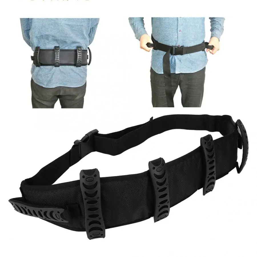 Patient Elderly Transfer Moving Belt Auxiliary Reinforcement Wheelchair Bed Nursing Lift Belt Straps with Handle Health