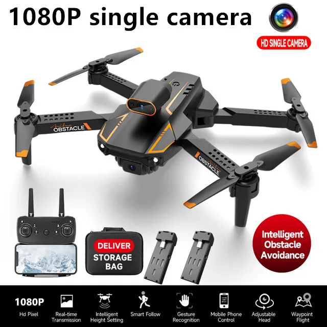 RC Quadcopter luxury New S91 Pro Mini Drone 4K Professional HD Camera with 5G WIFI FPV Obstacle Avoidance Remote Control Quadcopter Foldable Boy Toy camera quadcopter drone with camera and remote control RC Quadcopter