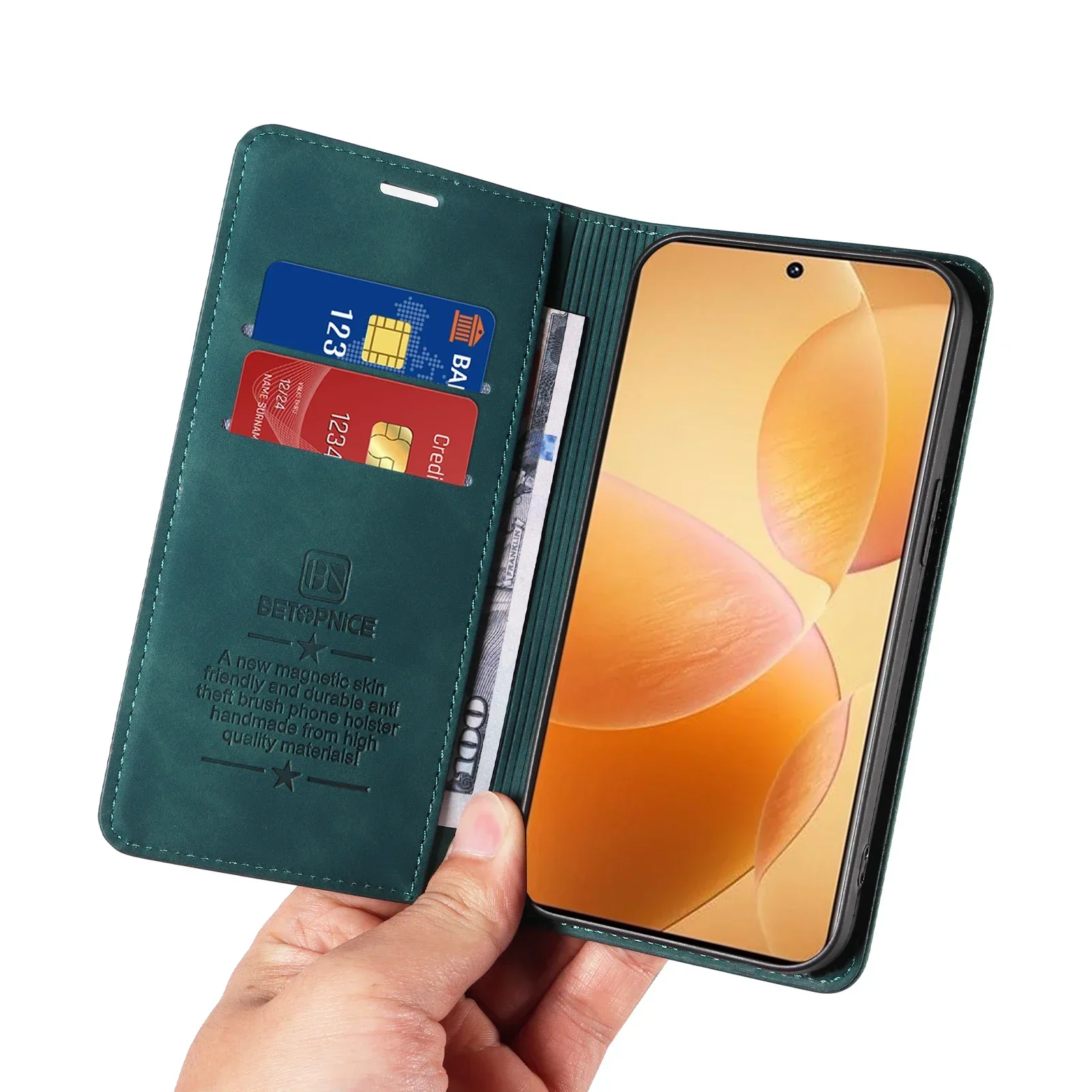 For INFINIX HOT 40 HOT40 PRO 4G Luxury Leather Case Skin Wallet Book Holder Flip Magnet Full Cover For iNFINIX HOT40i Phone Bags