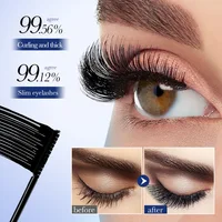 Mascara imperméable 5D pour allonger les cils, maquillage pour femmes, mascara imperméable en fibres de soie noires, cosmétiques coréens, nouveau 5