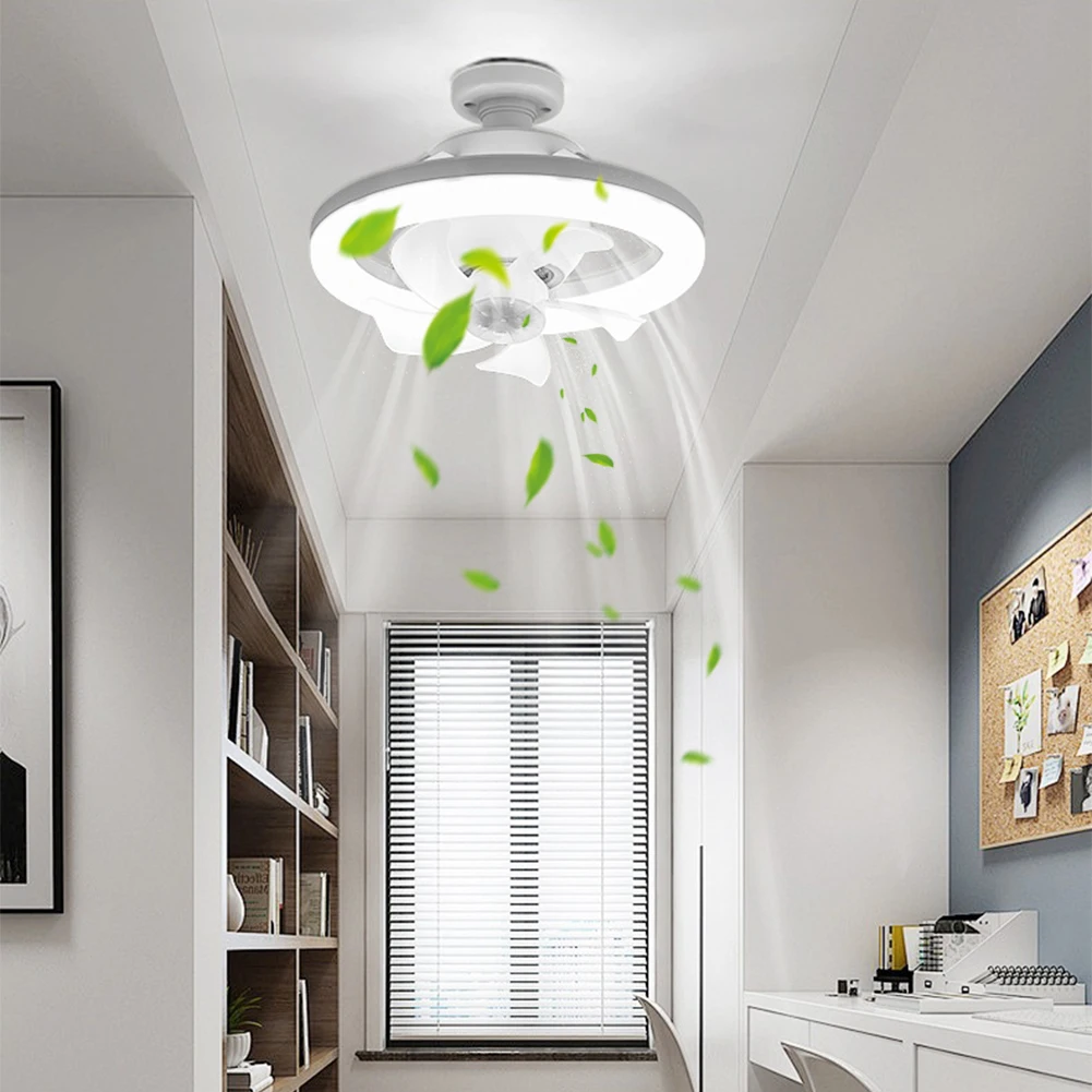 Description Picture 6 of itemModern Ceiling Fan with LED Light Remote Control Silent Ceiling Fan for Kitchen Bedroom Basement Dining Living Room