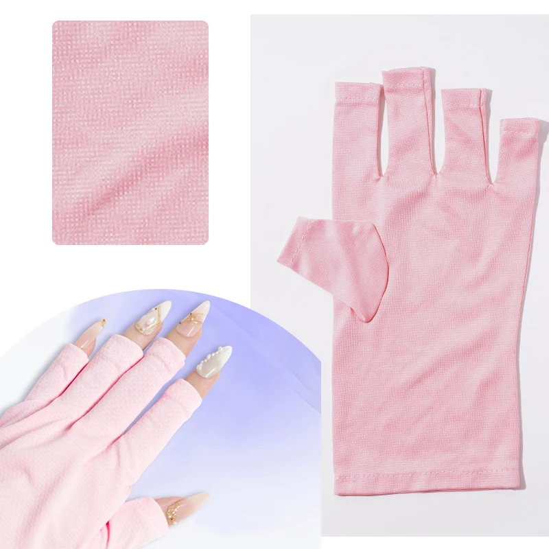 Nail art gloves UV protective gloves tanning anti UV radiation gloves
