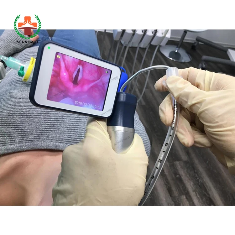 

SY-P020N 6 многоразовых лезвий 3-дюймовый ЖК-дисплей ENT video laryngoscope