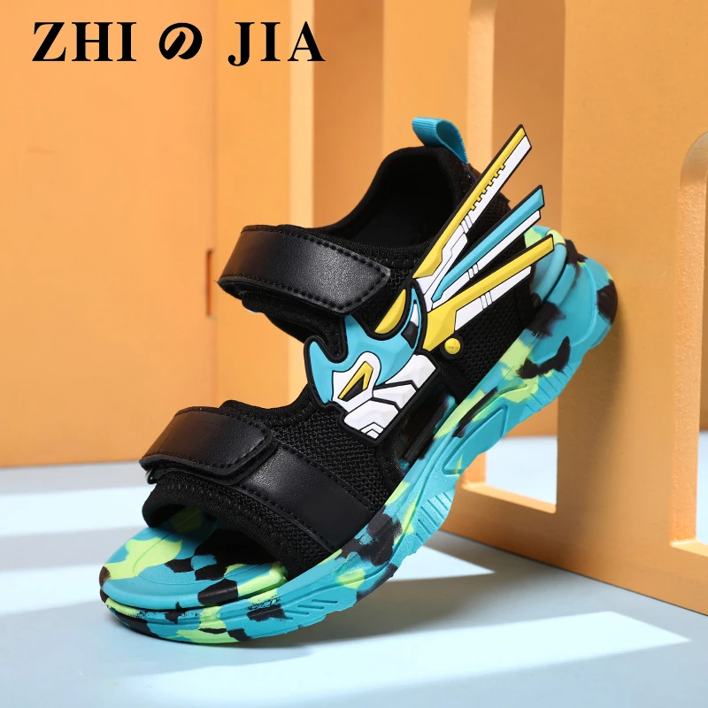 Children's Casual Sandals Summer Sandals Beach Children's Shoes 7 8 9 Boys Sports Shoes Lightweight Non-slip Boys Shoes 28-38 girls shoes