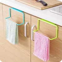 Kitchen Organizer Towel Rack Bathroom Hanging Holder Cabinet Racks Holder Storage Hanger Shelf for Kitchen Supplies Accessories 1
