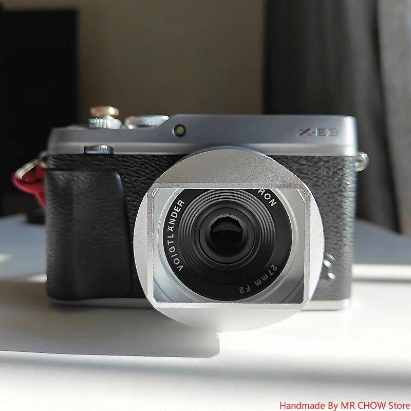 Metal Screw-on Square Lens Hood for VOIGTLANDER ULTRON 27mm