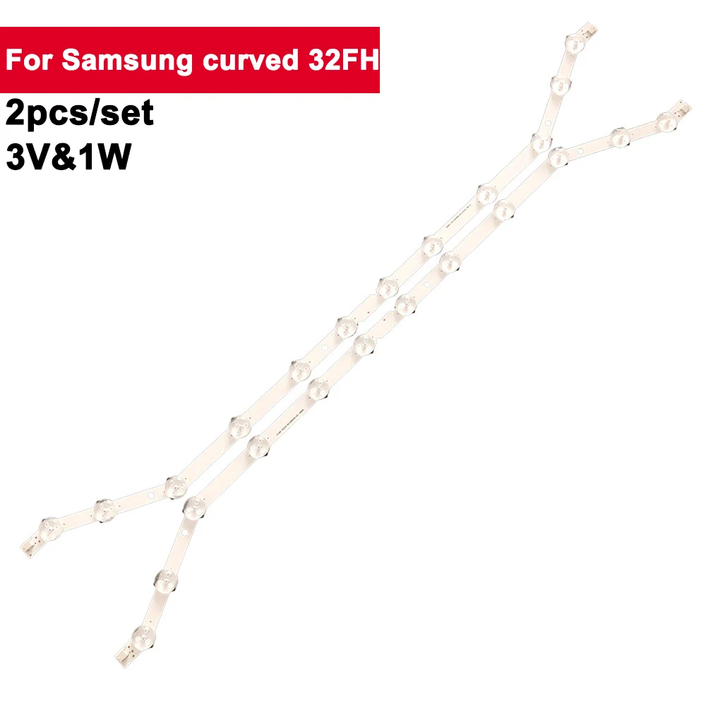 2 pcs/set 585 mm 3V1W tv led backlight strip for Samsung curved 32FH 12lamps 2013SVS32 BN96-35204A BN96-28763A D3GE-320SM1-R2 20pcs 10set led backlight strip for samsung 32 tv v7dn 320sm1 r1 bn96 43667a lm41 00420a cy jm032bger2v hv320fhb n10 ue32m5000