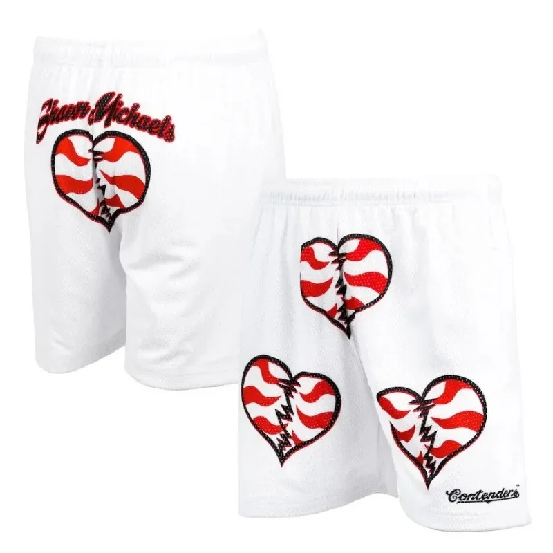 2024 Hot Selling Men's Shorts 3D Printed Black Red Retro Loose Casual Quick Drying Fashion Beach Adult Children's Shorts 4